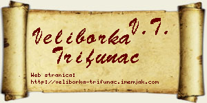 Veliborka Trifunac vizit kartica